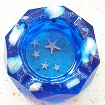 

2PCS Resin Mold Ashtray Silicone Resin Casting Mold Craft Mold for DIY Ashtray A2UA