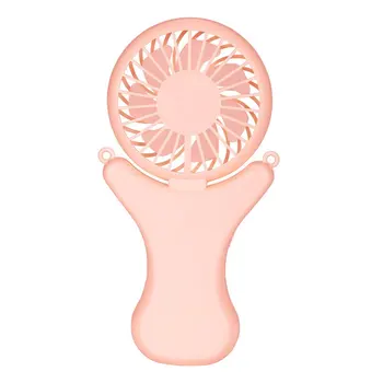 

Mini Hanging Neck Fan Handheld Cooling Fan USB Powered Rechargeable Portable Convenient Fashion Mechanical Timer Control CE 4.5W