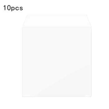 

10Pcs/Bag PVC Double-sided Record Protective Sleeves Flat Open Top Bag Cover for 12'' Double LP 2LP Vinyl Records