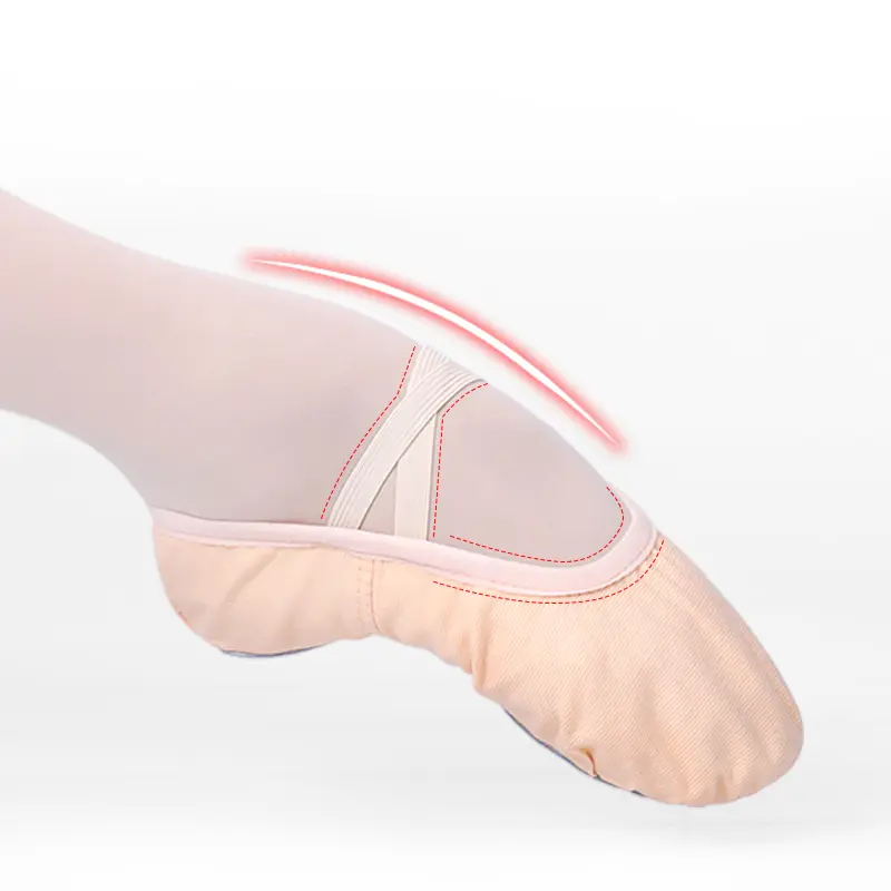 Girls Ballet Shoes for Woman Ballerina Shoes Ballet Flats Women Canvas Soft Sole Dance Slippers Children Practise Dance Shoes - Image 4