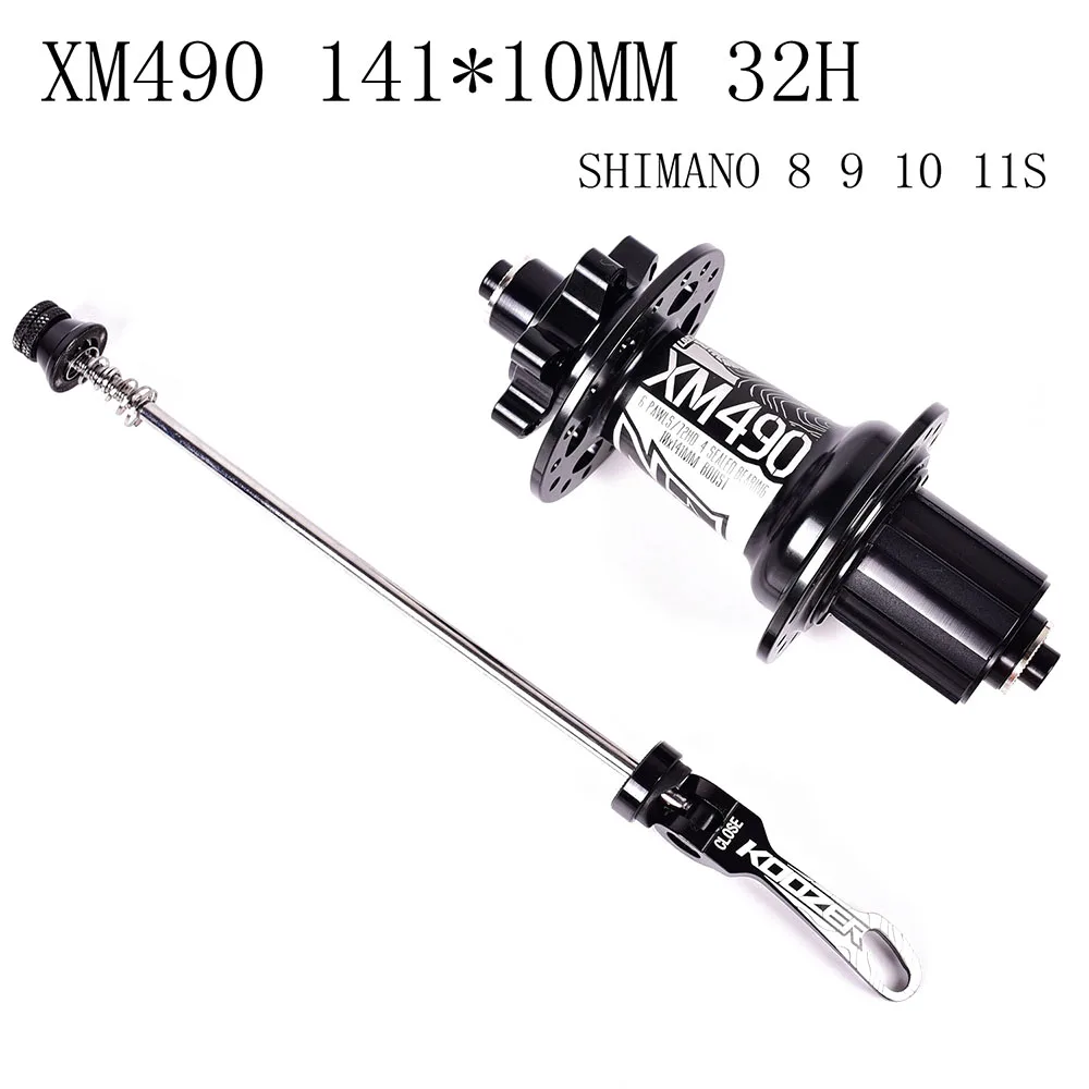 KOOZER MTB велосипед 141 Задняя Ступица XD quick release 32 отверстия 4 подшипника 72 кольца 8 9 10 11 скорость Горная дорога велосипед Ступица колеса XM490