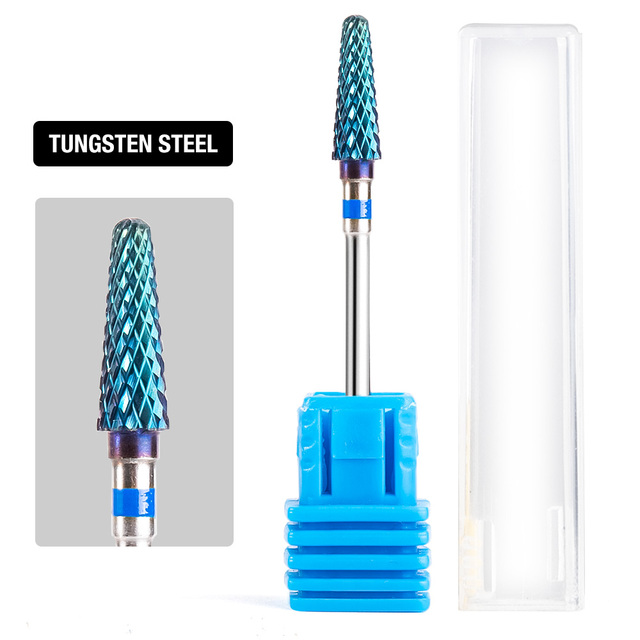 Dmoley Tungsten Carbide Nail Drill Bit Milling Cutter For Manicure Pedicure Nail Files Buffer Nail Art Equipment Accessory Tools