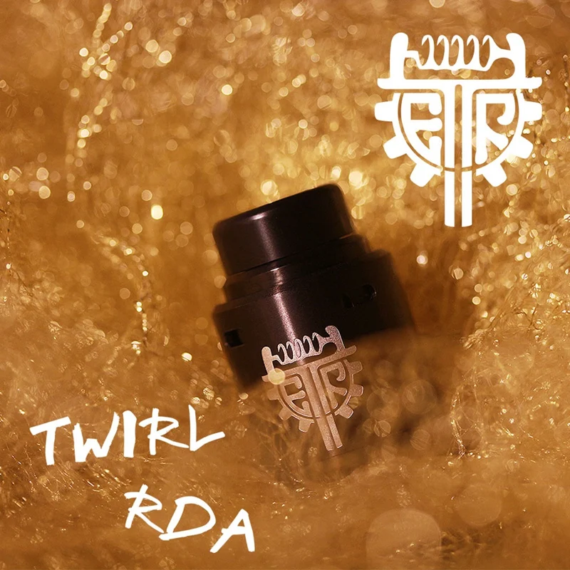 Advken Twirl RDA электронная сигарета атомайзер Емкость Катушки 510 нить электронная сигарета черный