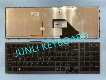 

JUNLI KEYBOARD For Original Sony VPC-F11 F12 F13 F117 F119 9Z.N3S82.201 148781111 US With Frame With Backlit Laptop Keyboard