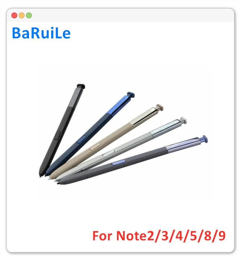 BaRuiLe 10 шт. для samsung Galaxy Note 2 3 4 Note 5 N920 N920F Note 8 N950 N950F N950U Note 9 активный стилус сенсорный экран S ручка