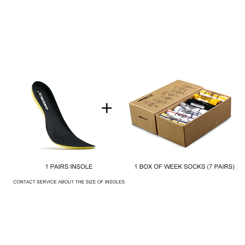 onemix men& women Deodorant insoles shock absorption comfortable soft insole health insert shoes pads massage pads foot care - Цвет: Insole and Week Sock