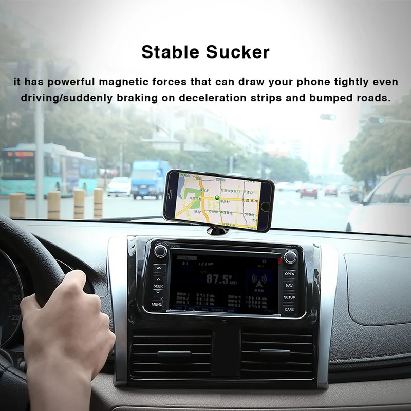  Baseus Starke Magnetische Telefon halter für iPhone 11 Samsung Magnet Auto Halter 360 Grad GPS Dash