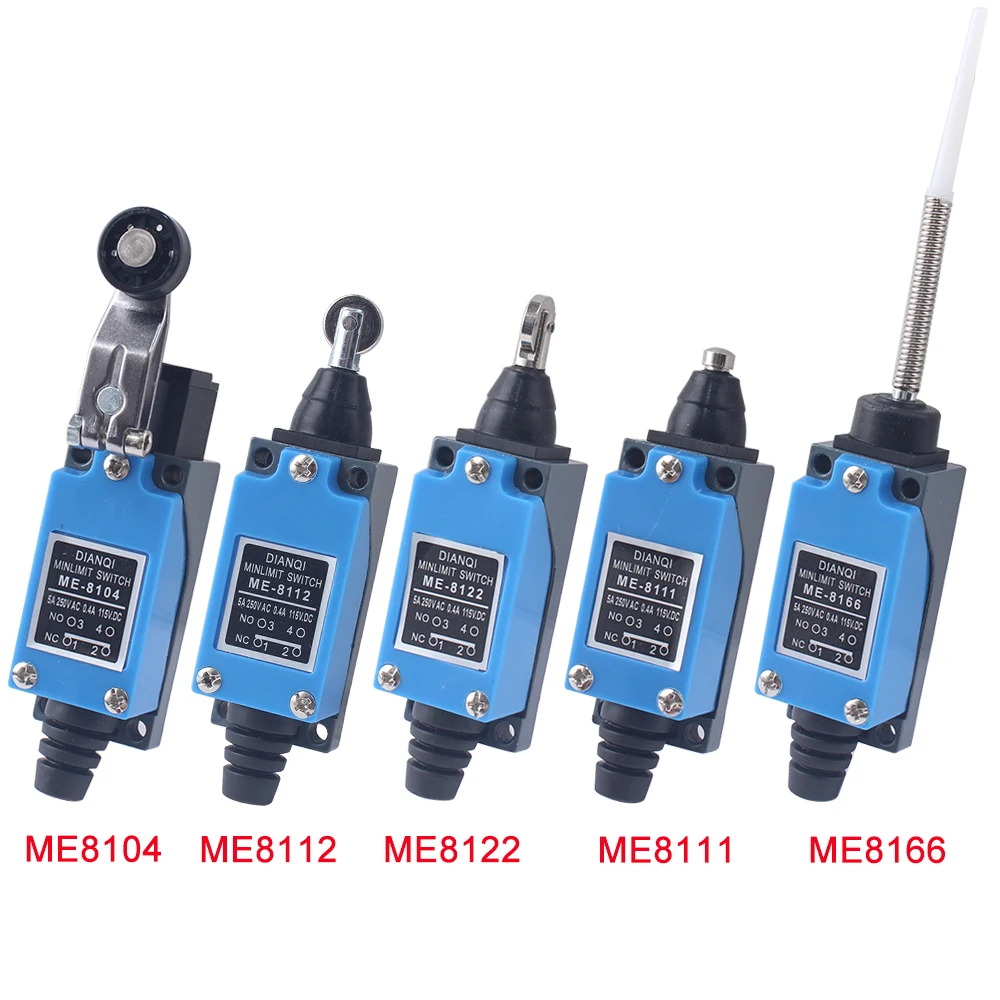 Enhanced Industrial Machine Limit Switch with Self-Reset Rotary Roller Lever - Sealed NO NC Configuration