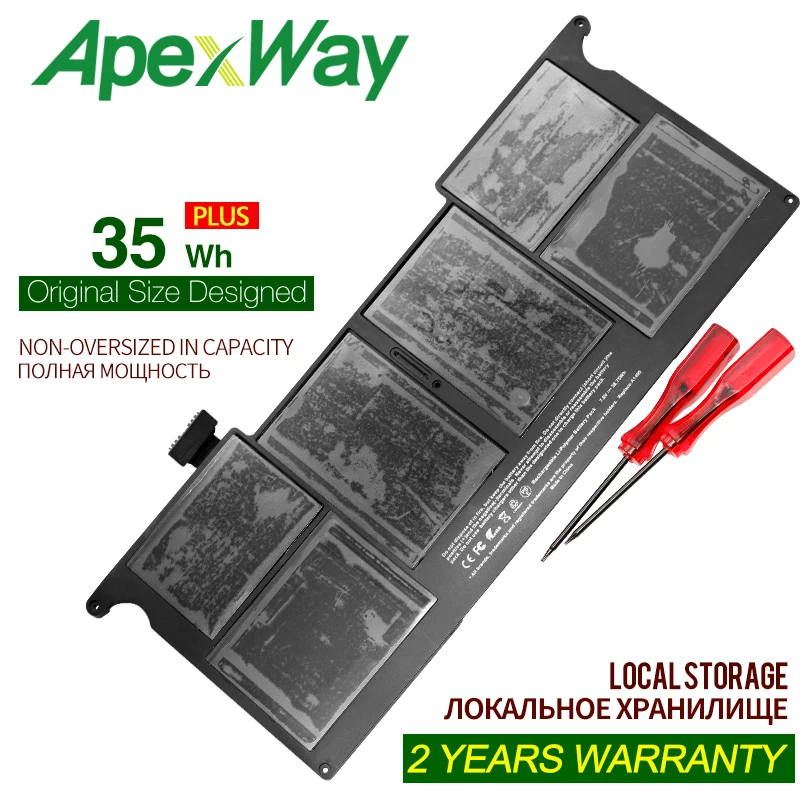 ApexWay 35 WH 7 3 V A1495 A1406 Аккумулятор для ноутбука Apple MacBook Air 11 &quotA1370 2011 версия A1465 (2012-2015) |