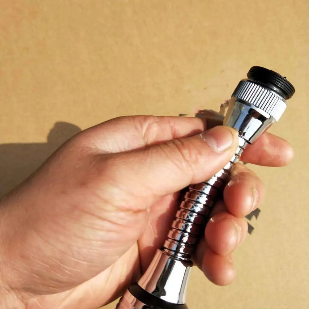 Free shipping kitchen faucet bubbler shower lengthened extender water saver nozzle splash water faucet mouth filter
