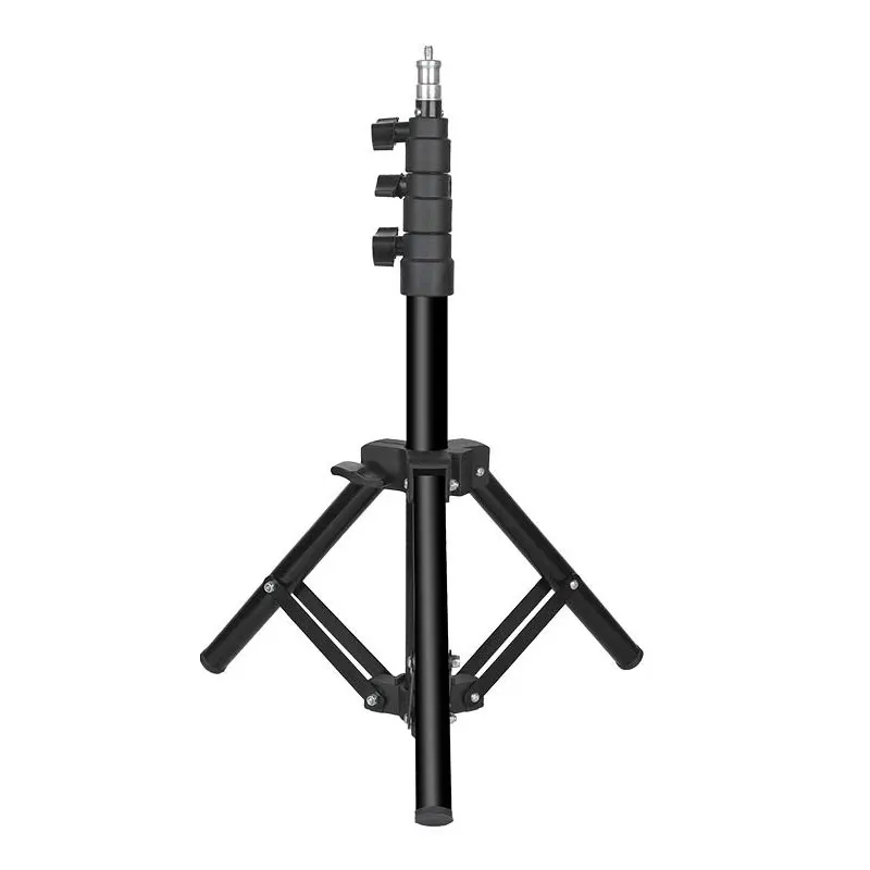 1.6m Tripod Stand Фон для фотосъемки светодиодный Кольцевая вспышка для селфи 16/26 см с регулируемой яркостью телефон студия Камера кольцевой светильник с 1,6 м штатив-Трипод стойка для живой Макияж Видео - Цвет: 1.6m Tripod Stand