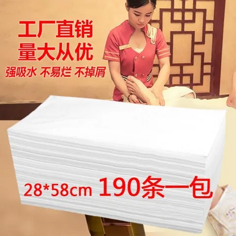 

Foot Bath Disposable Feet Nonwoven Fabric Thick Beauty Salon Wood Pulp Absorbent Terry Cloth Foot Massage Shop Supplies Feet Pap