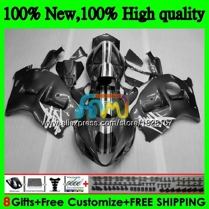 GSXR-1300 для SUZUKI Hayabusa GSXR1300 96 02 03 04 05 06 07 49BS. 94 GSXR 1300 2002 серебристо-серый 2003 2004 2005 2006 2007 обтекатель - Цвет: No. 1