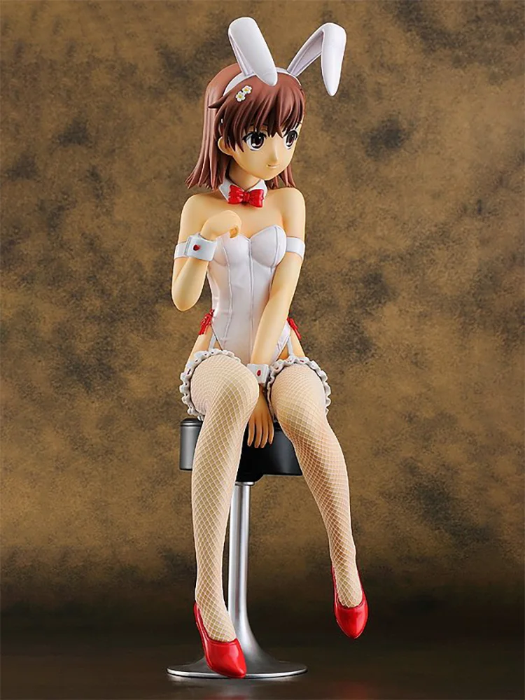 Высвобождение определенного магического указателя Misaka Mikoto Bunny Ver. Игрушечных пластиковых экшн фигурок из фигура аниме модель игрушки сексуальная женская фигура куклы подарок