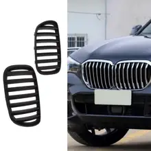 

50% Hot Sales!!! 1Pair Car Grilles Mesh Professional Modification ABS Professional Auto Grill for BMW X5 Series E53 04-06