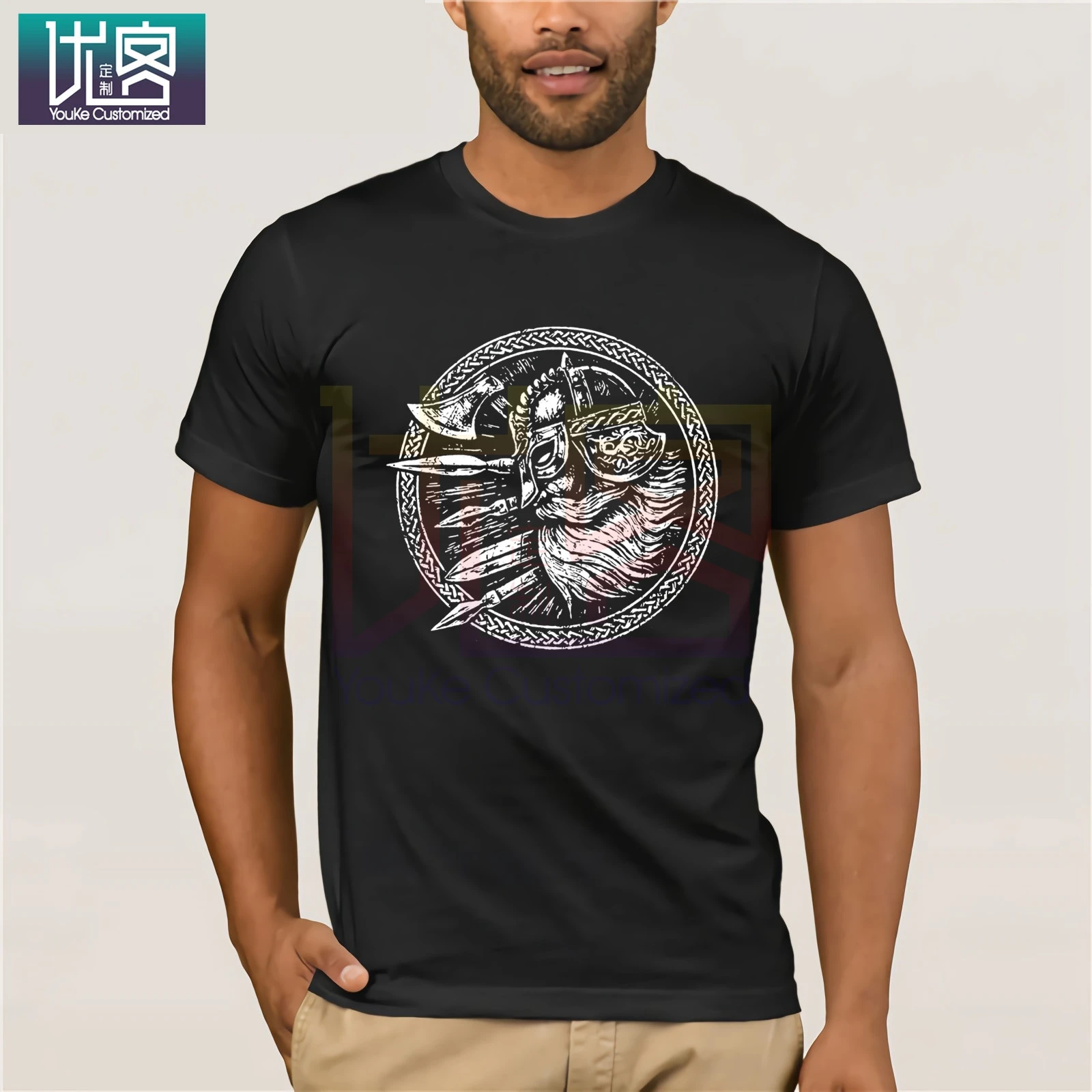 

Viking Ii T-Shirt Runes Valhall Valhalla Odin Thor Norse Vikings Boat Norsemen Clothes Popular T-Shirt Crewneck 100% Cotton Tees