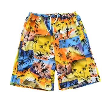 

New Sale Swimwear Shorts Men's Fashion Quick Dry Beach Board Shorts Male Surffing Loose Print Short Pants Men Plus Size Bottoms
