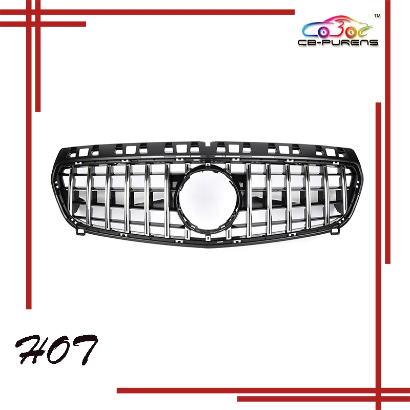 

For Mercedes Benz A-Class A180 A200 A260 A45 Sport Front Grill 2013 2014 2015 ABS W176 GT Style Grille