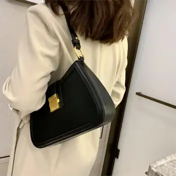 

Bag For Women Fashion Pu Leather Handbags Vintage Luxury Designer Tote Bags Brand Small Clutches Shoulder