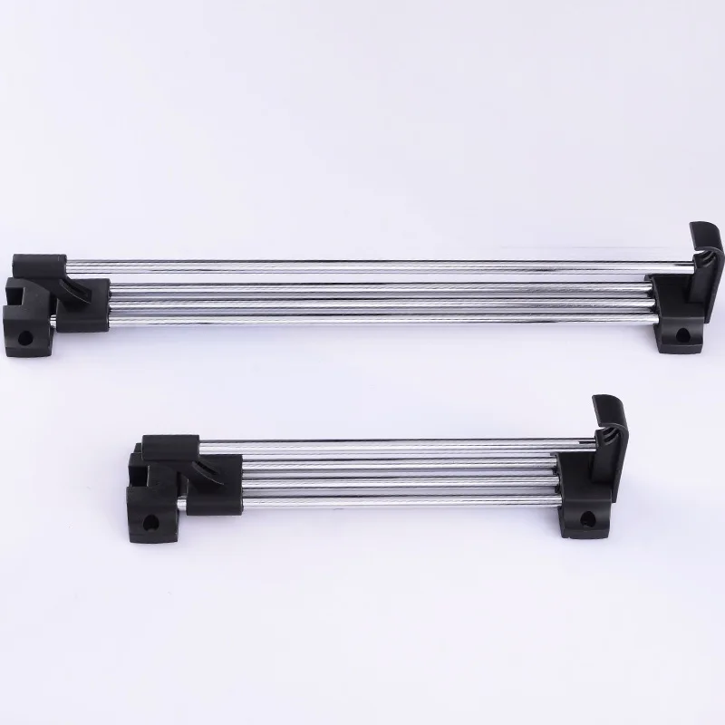 

Clothes Pole of Closet Top Mounting Bracket Telescopic Clothes Rack Slidable Side Clothes Hanger Hoisting Wardrobe Hanging Rod H