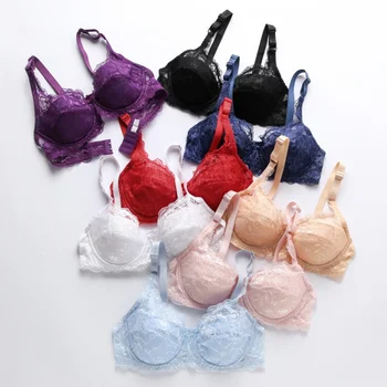 

Hot Sale Wholesale Seamless Push Up Bras Casual Women Sexy Lace Bras Thin Section Bra Underwear