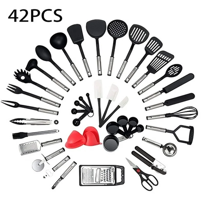 https://ae01.alicdn.com/kf/Hc9c95b72c3aa44899bf56e3b4d09aa7fQ/Utensilios-de-cocina-de-acero-inoxidable-juego-completo-de-esp-tula-antiadherente-de-nailon-cuchara-suministros.jpg