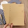 Sharkbang 45 Sheets Kraft A5 Loose Notebook Refill Spiral Binder Index Inside Page Monthly Weekly To Do List Paper Stationery ► Photo 3/5