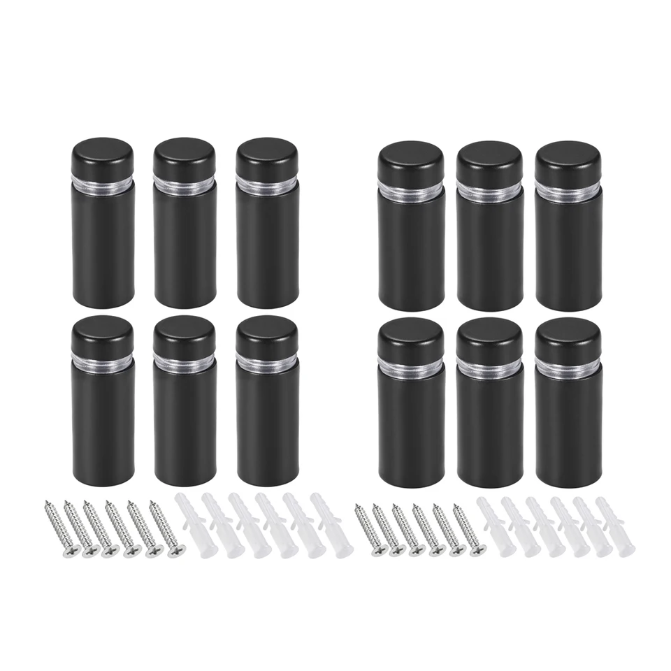 Luomorgo 12 Pcs 3/4 x 1 Stainless Steel Standoff Screws, Wall Sign Standoff Mounting Hardware Advertising Glass Standoff Nail for Hanging Acrylic Picture Frame, Silver in | Whizz Standoffs Luomorgo 12 Pcs 3/4 x 1 Stainless Steel Standoff Screws, Wall Sign Standoff Mounting Hardware Advertising Glass Standoff Nail for Hanging Acrylic Picture Frame, Silver in | Whizz Standoffs
