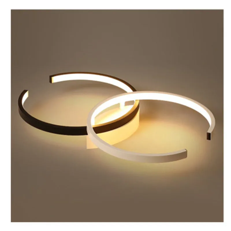 Светодиодный потолочный светильник в нордическом минималистическом стиле