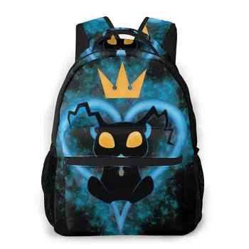 

2020 Back To School Ice-cream Heartless Kawaii Cool Backpack School Boy Girl Kingdom Hearts Travel Backpack