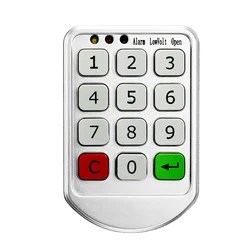 Serrure numérique intelligente 2021 avec mot de passe pour porte d'armoire, panneau métallique électronique avec clavier 