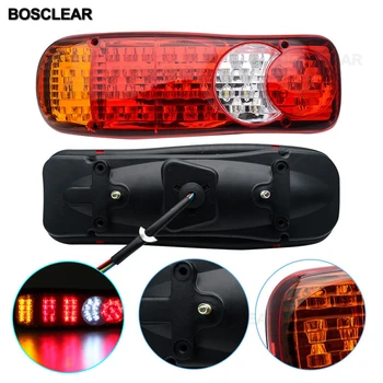 

12V 24V 46LED Car Truck LED Rear Tail Light Warning Brake Lights Rear Lamp for Universal Trailer Caravans UTE Campers ATV Boats