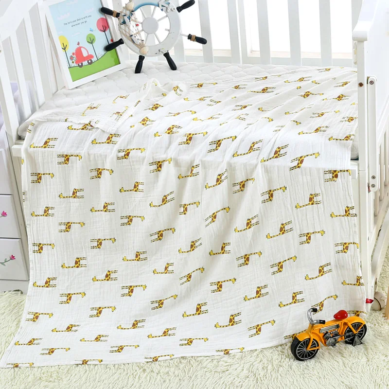 Детское одеяло пеленание муслиновая ткань обертывание для новорожденного мальчика девочки банное полотенце пеленание марля хлопок коляска крышка