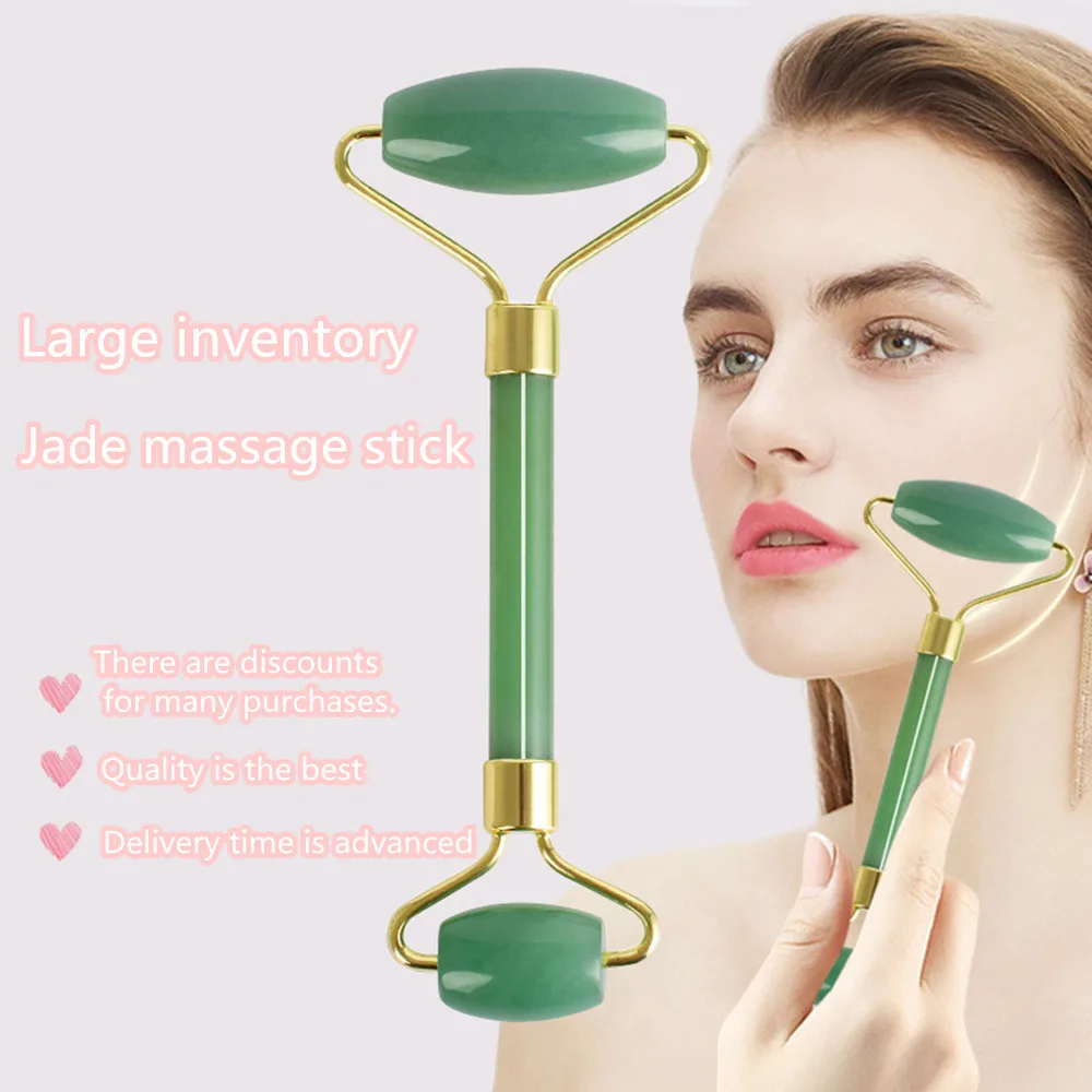 

Rose Quartz Roller Slimming Face Massager Lifting Tool Natural Jade Facial Massage Roller Stone Skin Massage Beauty Health Tools