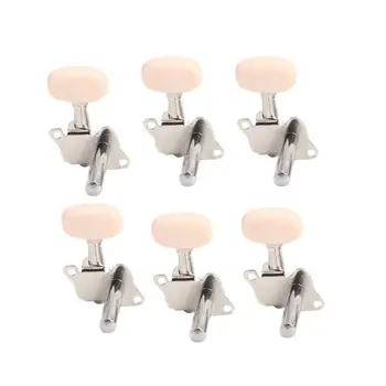 

6pcs Durable Guitar String Tunners Portable Electric Guitar String Tunning Pegs Open Gear Acoustic Guitar String Tunner