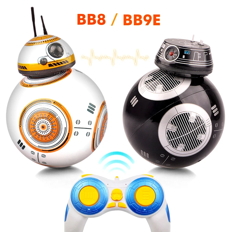 RC BB 8 Robot 2.4G Remote Control With Sound Action Figure Upgrade Intelligent BB8 Ball Droid BB-8 Model Toys For Children | Игрушки и
