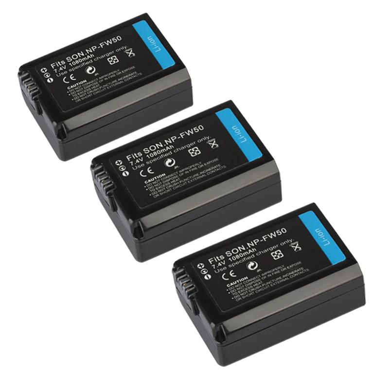 Аккумулятор для Alpha a6500 a6300 a6000 a5000 a3000 1080 мАч|np fw50|battery for sonynpfw50 battery |