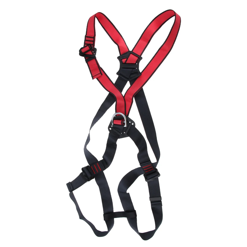 15KN Full Body Climbing Safety Belt Harness for Aerial Work Fall Protection Rappelling Fire Rescue