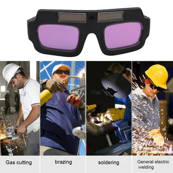 

Protective Equipment Solar Auto Darkening Welding Goggle Safety Working Eyes Protector Gas Argon Arc Welding Protective Glasses