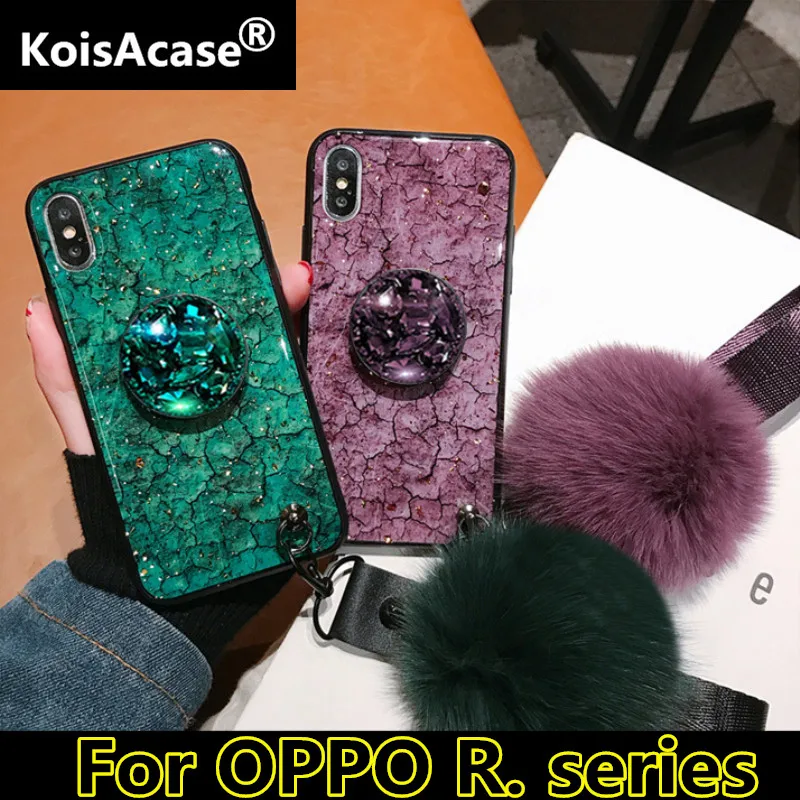 KoisA чехол эпоксидный Красный Зеленый Футляр фиолетового цвета для OPPO R9 R9S R11 R11S Plus