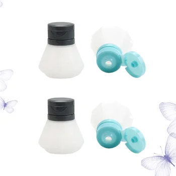 

4pcs Seasoning Box Flip Cover Lightweight Condiment Pot for Picnic Kitchen Home