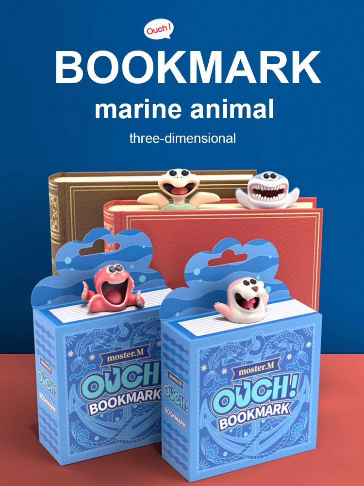 

Creative 3D Stereo Bookmark Cute Cartoon Animal Marker Bookmark Of Pages Kids Gifts School Stationery Supplies