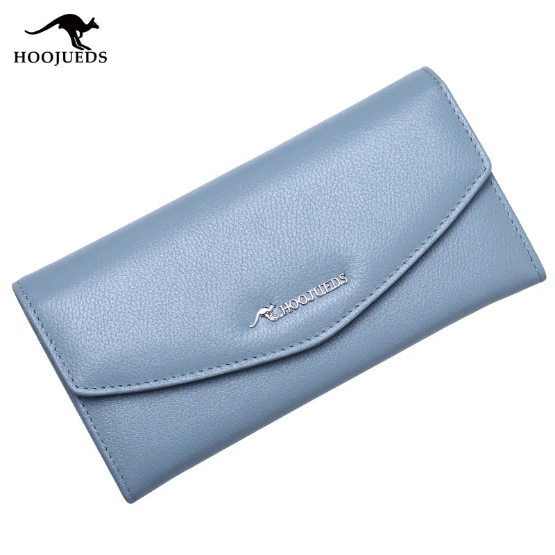 

New Style Daishu Women's Wallet Long Genuine Leather Soft Korean-style Summer 3 off Zipper Hasp Clutch Birthday Gift
