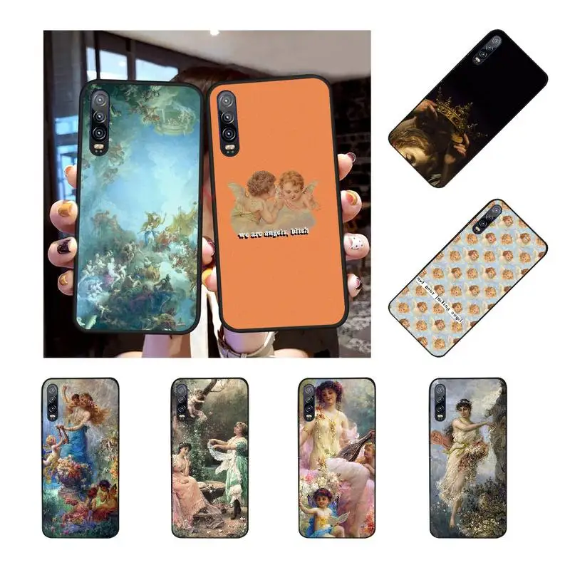 NBDRUICAI ангел Купидон искусство рисунок DIY печать чехол для телефона Huawei P30 P20 P10 P9 P8