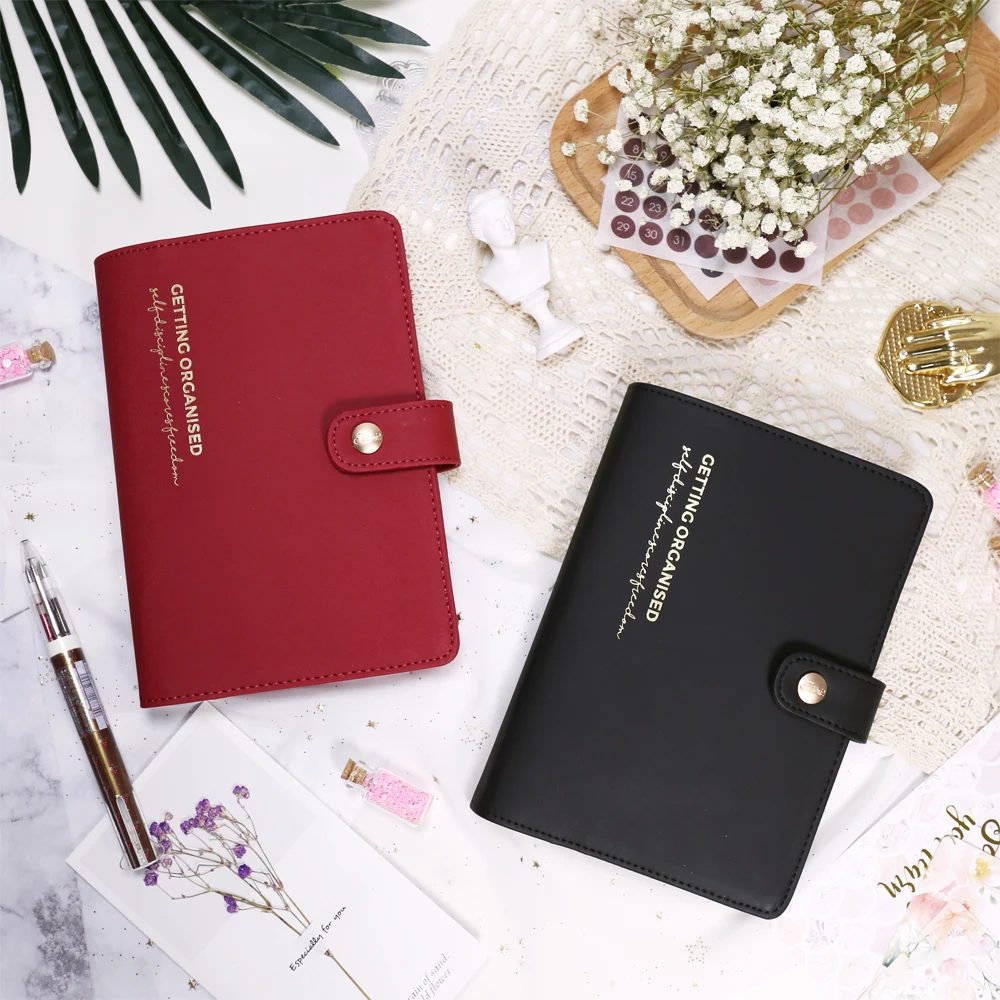 Fromthenon Vintage Japanese Notebook and Journals Leather Cover Organised Portable A6 Spiral Planner Girls School Stationery | Канцтовары