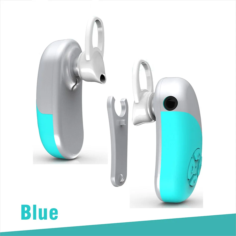 Blue Bluetooth MP3 IP68 Водонепроницаемый Bluetooth MP3 плеер BT5.0 8 Гб Плавание Дайвинг бег беспроводные наушники вкладыши костной проводимости наушники - Цвет: Blue Bluetooth MP3