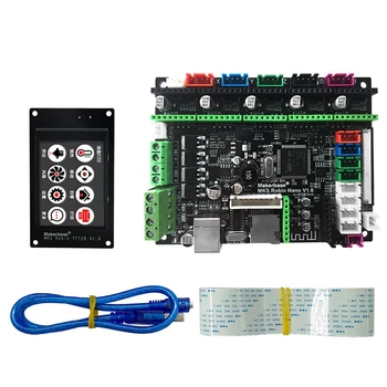 

Makerbase Upgraded MKS Robin Nano V1.0 ARM Control Board with TFT28 2.8Inch Press Display STM32 Intergrated MKS Robin 3D Printer