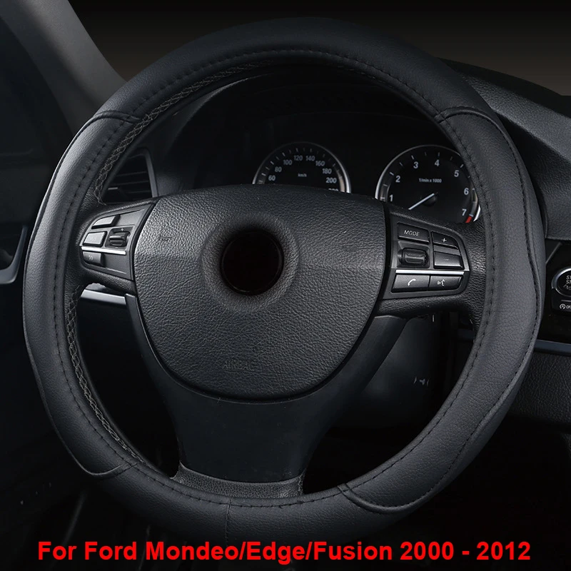 Per Ford Mondeo Bordo Fusion 2000 - 2012 Volante Auto Copertura Della Ruota Di Copertura Wrap Van Variante Non-Slip Fonda Volante Auto Accessori Auto