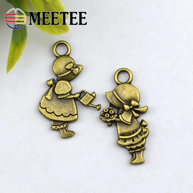 50pcs Meetee Retro Girls Bronze Zipper Silders Puller Diy Notebook Bags Pendant Accessories Creative Gift G6-2 | Дом и сад