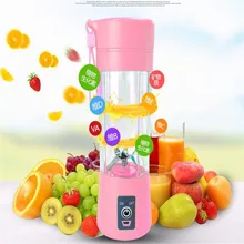 USB соковыжималка, чашка, Многофункциональный миксер для фруктов, шесть лезвий, миксер, смузи, детское питание, дропшиппинг, 380 мл, портативный блендер для сока